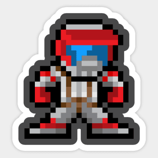 8Bit Matt Trakker Sticker